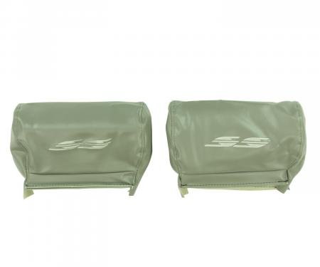 PUI Interiors 1994-1996 Chevrolet Impala SS 9 3/8ths Gray Head Rest Covers 94BHGLU-2