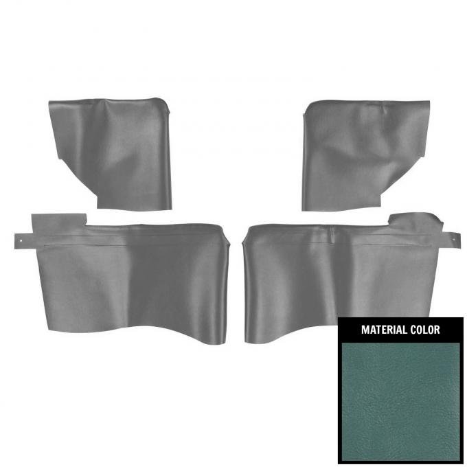 PUI Interiors 1965 Chevrolet Impala SS Convertible Light Blue Rear Arm Rest Covers 65BR12