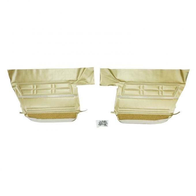 PUI Interiors 1967 Chevrolet Impala/Caprice 4-Door Wagon Gold Rear Door Panels 67BD4D43W