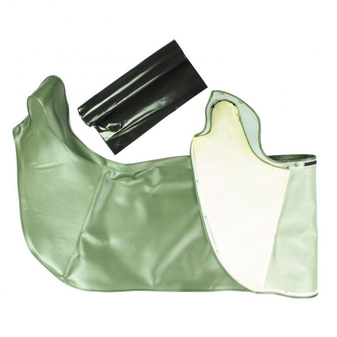 PUI Interiors 1969-1970 Chevrolet Impala Dark Metallic Green Convertible Top Boot 69BT24