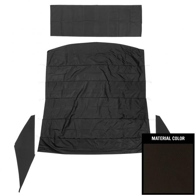 PUI Interiors 1965-1966 Chevrolet Impala Black Basketweave Headliner 65BH100A