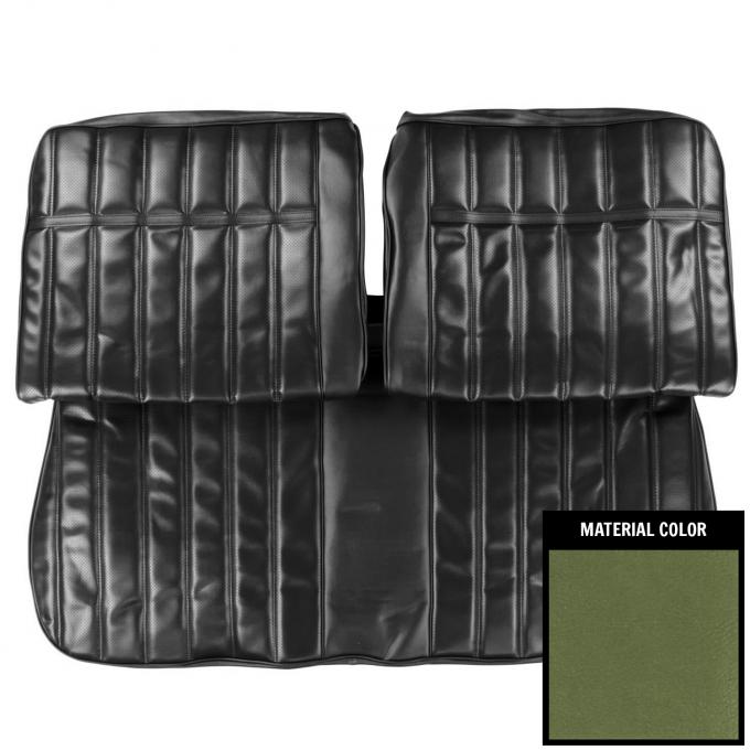 PUI Interiors 1971-1972 Chevrolet Impala Jade Green Front Bench Seat Cover 71BS19B