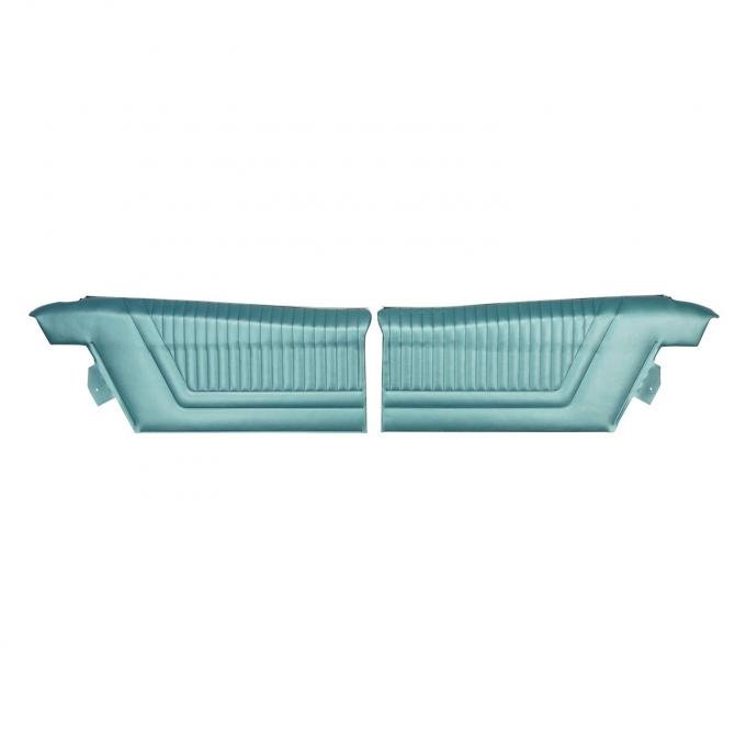 PUI Interiors 1965 Chevrolet Impala SS Hardtop Pre-Assembled Light Blue Rear Dood Panels PD552C