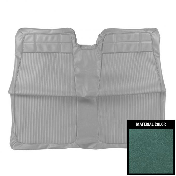 PUI Interiors 1962 Chevrolet Impala Convertible Aqua Rear Bench Seat Cover 62BS50V