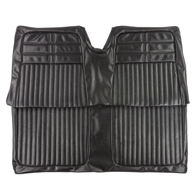 PUI Interiors 1963 Chevrolet Impala Convertible Black Rear Bench Seat Cover 63BS55V