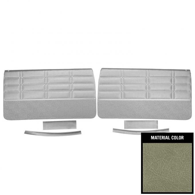 PUI Interiors 1963 Chevrolet Impala/SS Pre-Assembled Fawn Front Door Panels 63BD57FP
