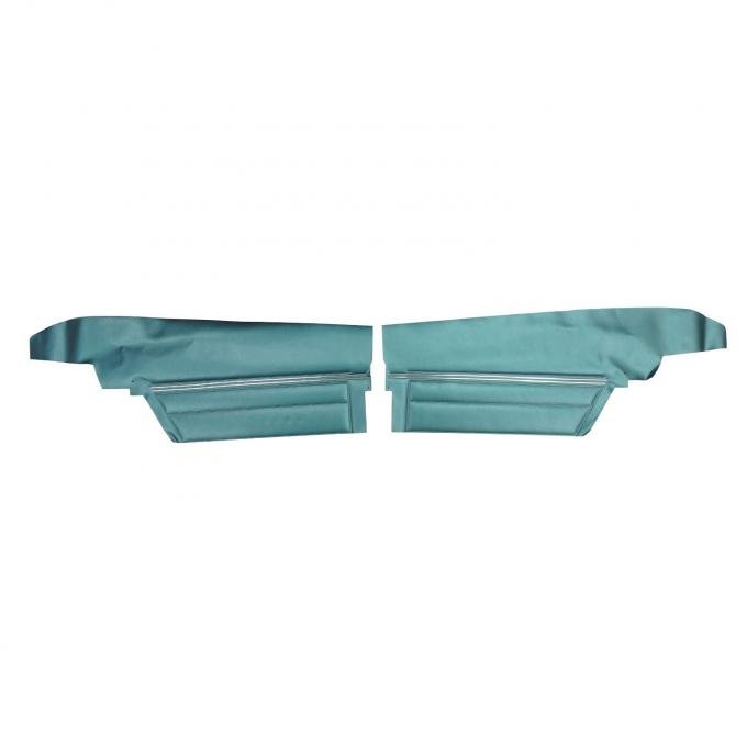 PUI Interiors 1968 Chevrolet Impala Custom Hardtop Medium Blue Rear Door Panels 68BDN17C