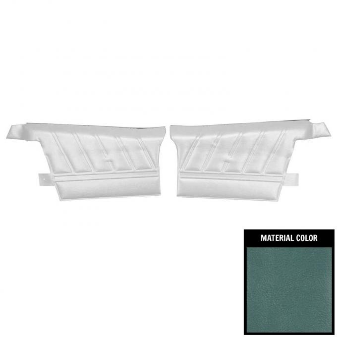 PUI Interiors 1968 Chevrolet Impala SS Convertible Pre-Assembled Light Blue Rear Door Panels 68BD12V-P