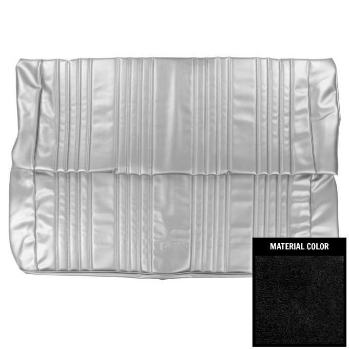 PUI Interiors 1968 Chevrolet Impala 2 Door Sedan Black Rear Bench Seat Cover 68BSN10S