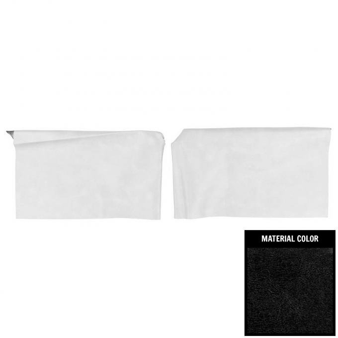 PUI Interiors 1969-1970 Chevrolet Impala Hardtop Black Rear Arm Rest Covers 69BR10C