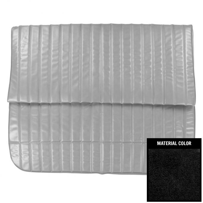 PUI Interiors 1971-1972 Chevrolet Monte Carlo Hardtop Black Rear Bench Seat CoverW/Bolster 71MS10C1