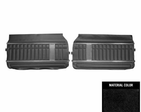 PUI Interiors 1970 Chevrolet Impala Black Front Door Panels 70BDN10
