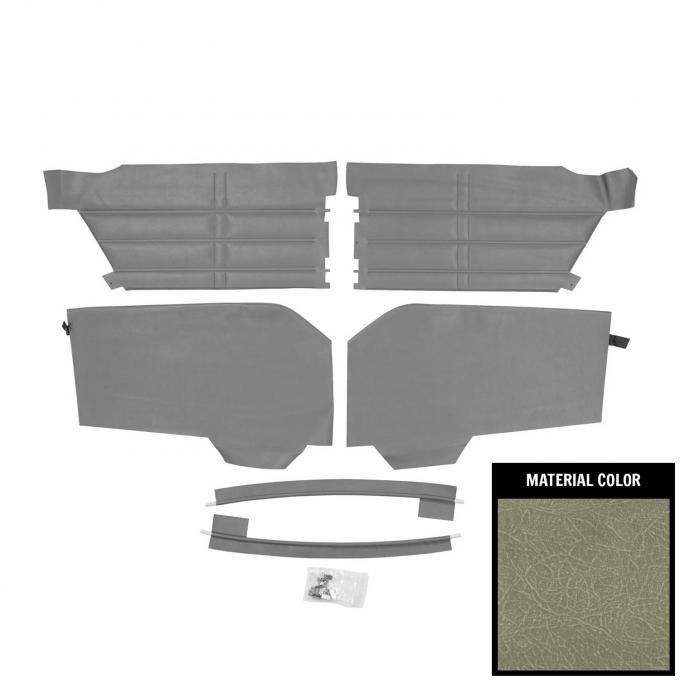 PUI Interiors 1963 Chevrolet Impala/SS Hardtop Fawn Rear Door Panels 63BD57C