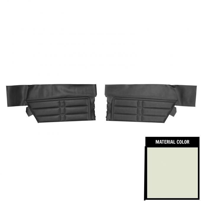 PUI Interiors 1966 Chevrolet Impala/SS Hardtop 2 Tone Fawn Rear Door Panels 66BD21C