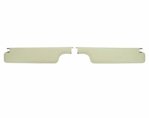PUI Interiors 1966-1970 Pontiac Bonneville/Catalina Convertible Off White Sun Visors SV2740