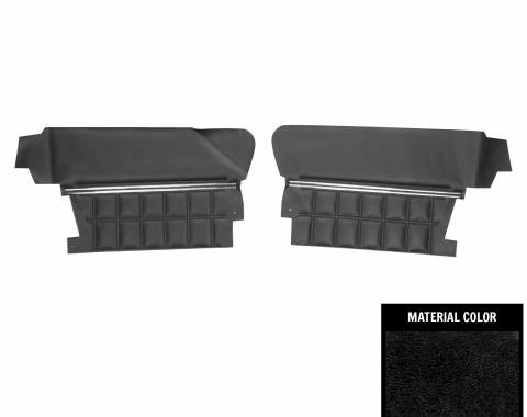 PUI Interiors 1970 Chevrolet Impala Convertible Black Rear Door Panels 70BDN10V