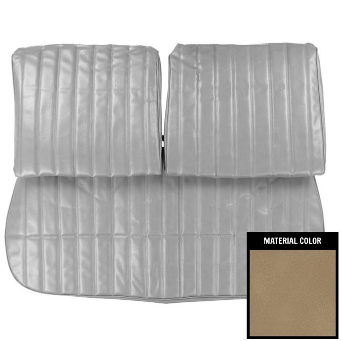 PUI Interiors 1971-1972 Chevrolet Monte Carlo Sandalwood Front Bench Seat Cover 71MS41B1