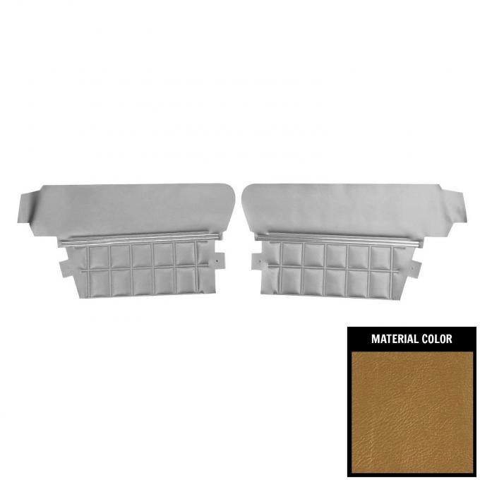 PUI Interiors 1970 Chevrolet Impala Convertible Gold Rear Door Panels 70BDN43V