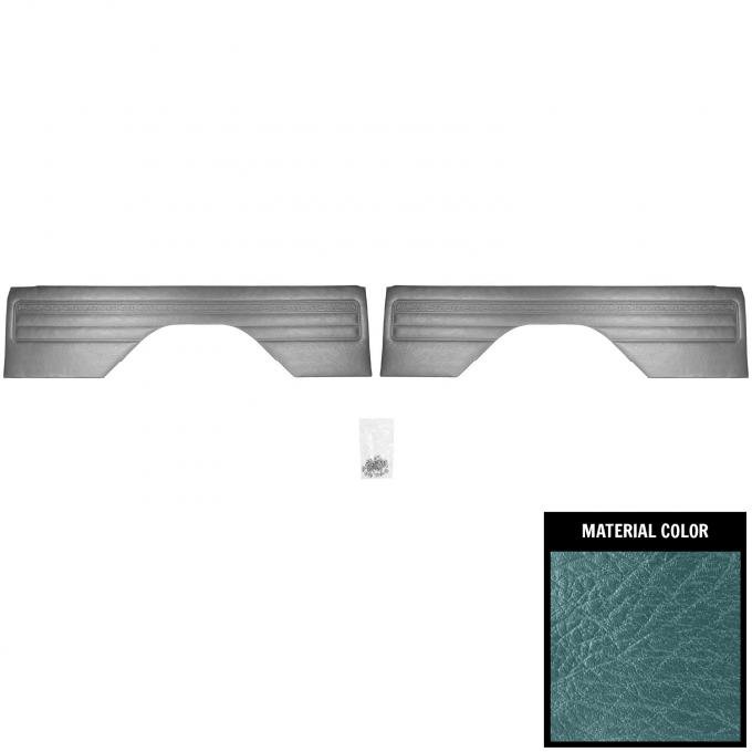 PUI Interiors 1969-72 Chevrolet Blazer Dark Metallic Green Rear Panels 69TDB24C