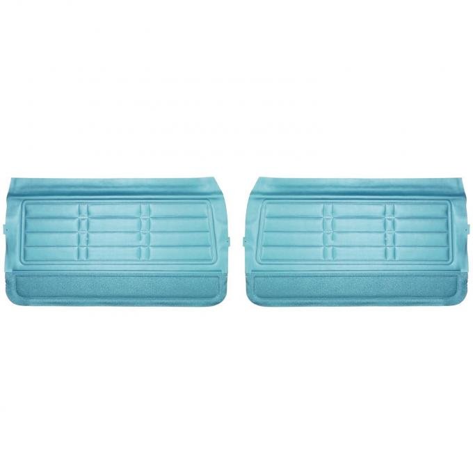 PUI Interiors 1966 Chevrolet Impala/SS Bright Blue Front Door Panels 66BD14