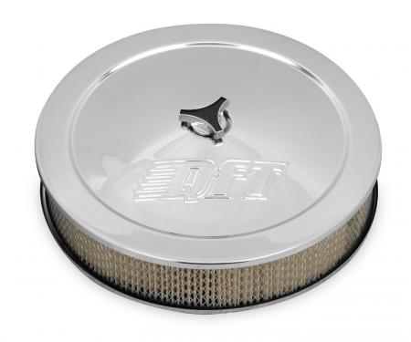Quick Fuel Technology 14" Air Cleaner (Chrome Finish) 120-1QFT