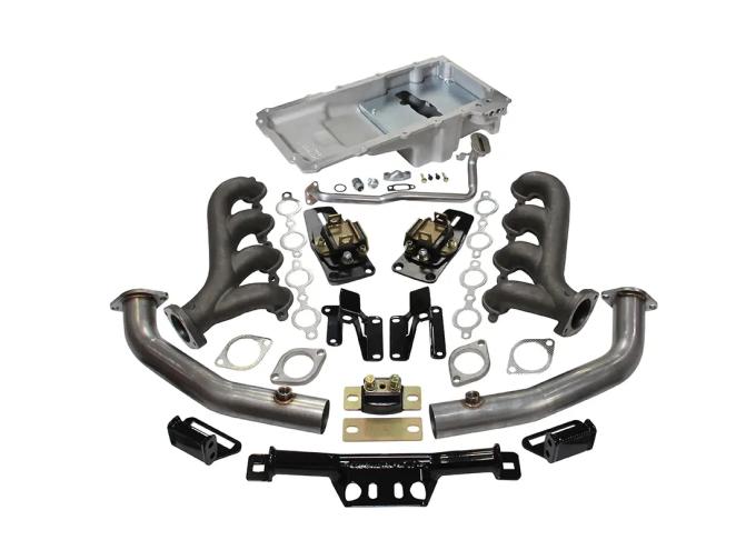 Classic Performance LS Engine Install Kit W/Manifolds, 1959-64 Chevy Full Size 5964ELS-K