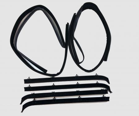 Fairchild Industries Belt Weatherstrip- Window Channel Kit, Inner & Outer Driver Side & Passenger Side KG1003-6