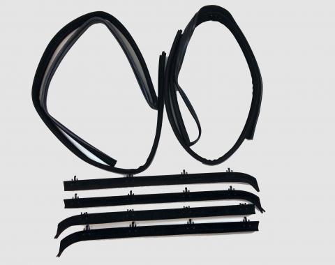 Fairchild Industries Belt Weatherstrip- Window Channel Kit, Inner & Outer Driver Side & Passenger Side KG1003-6