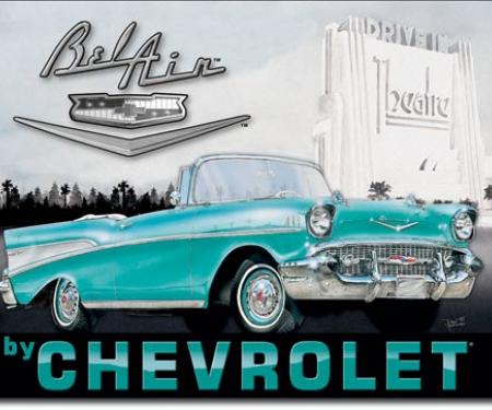 Tin Sign, 1957 Chevy Bel Air