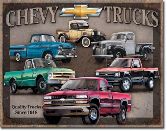 Tin Sign, Chevy Truck Tribute