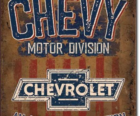 Tin Sign, Chevy - American Tradition