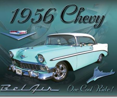 Tin Sign, Chevy 1956 Bel Air