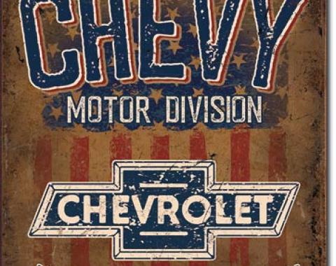 Tin Sign, Chevy - American Tradition