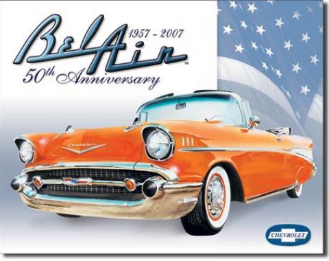 Tin Sign, Bel Air - 50th Anniversary