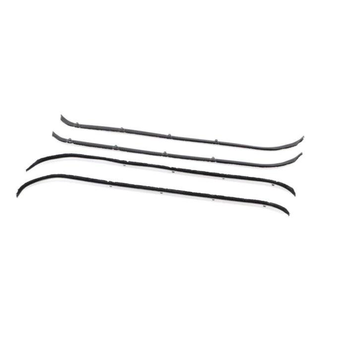 AMD Front Door Beltline Window Felts, Inner & Outer, Vent Window Delete Conversions, 55-59 Chevy GMC Truck U-KG2130