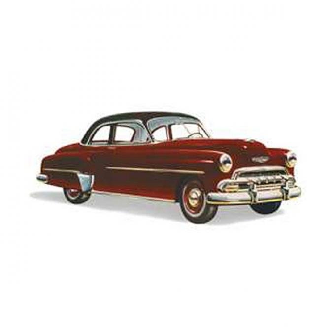 Chevy Windshield, Business Coupe, Sport Coupe And Styleline 2 & 4-Door, Sedan, Left, 1949-1952