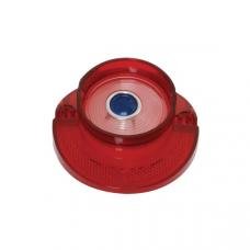 Full Size Chevy Back-Up Light Lens, Red & Clear w/Blue Dot, Impala/Bel Air/Biscayne, 1964