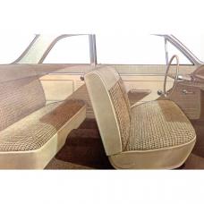Full Size Chevy Seat Cover Set, 2-Door Sedan, Biscayne, 1963
