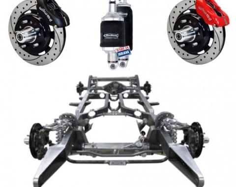 Chevy Custom Modern Chassis, Ridetech ShockWave & 13" Wilwood Brake Upgrade, 1955-1957