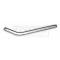 Chevy Interior Side Panel Trim, Stainless Steel, Left Upper Rear, Convertible, 1957