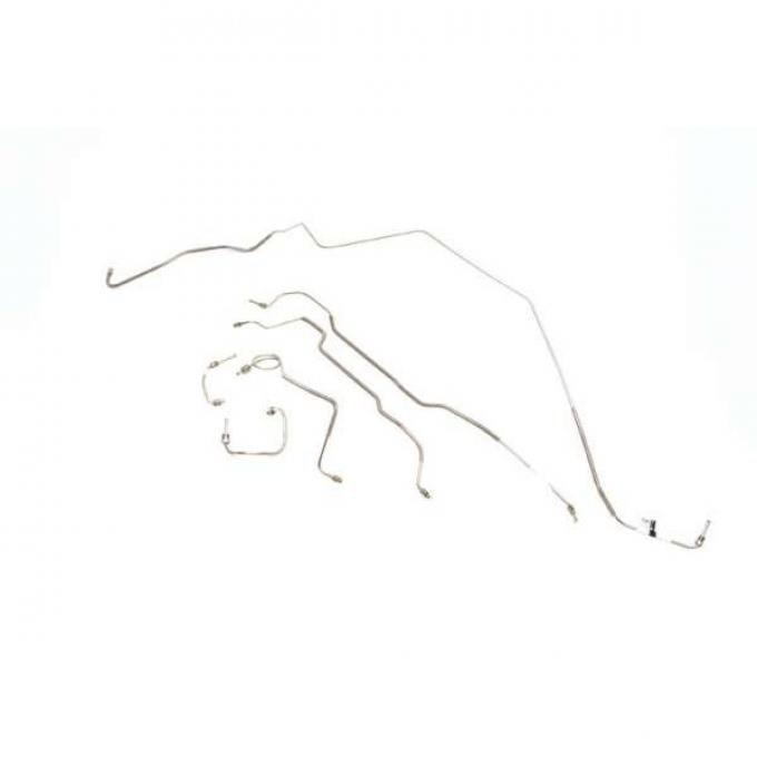 Chevy Disc Brake Line Front To Rear, Stainless Steel 1969