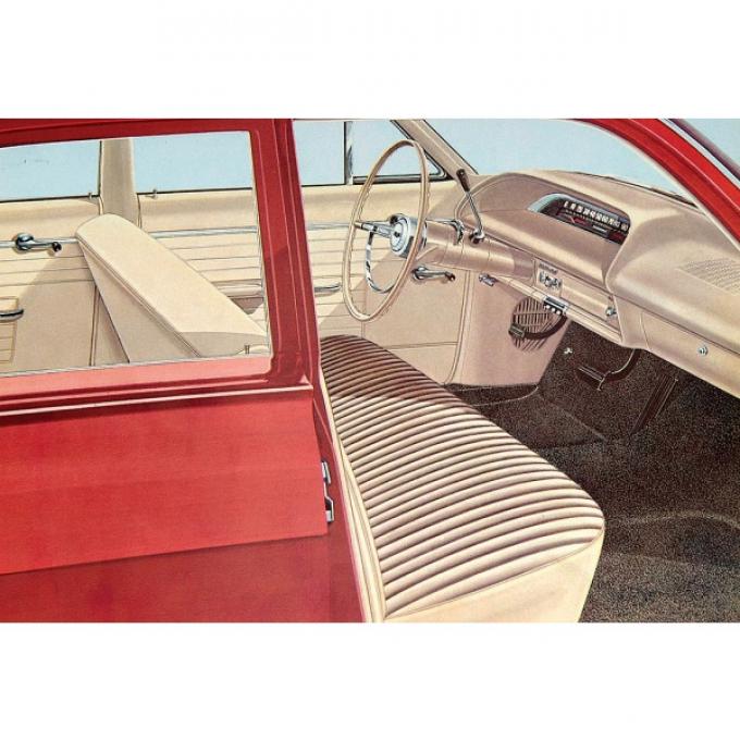 Full Size Chevy Seat Cover Set, 4-Door Sedan, Biscayne, 1964