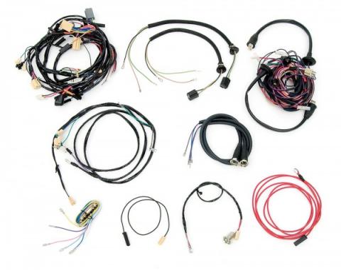 Chevy Alternator Conversion Wiring Harness Kit, With ManualTransmission, V8, Convertible, 1955