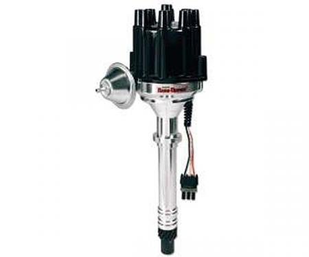 Chevy Distributor, V8, Billet Aluminum, Ignitor II Electronic, Flame-Thrower, PerTronix, 1958-1985