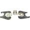 Chevy Rear Disc Brake Bracket Kit, 1955-1957