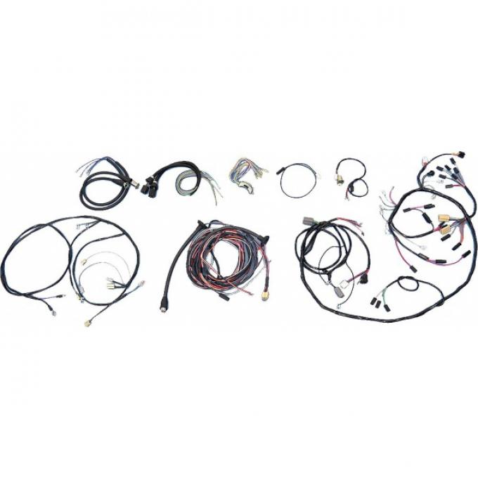 Chevy Wiring Harness Kit, V8, Automatic Transmission, With Alternator, 210 2-Door Wagon, 1955