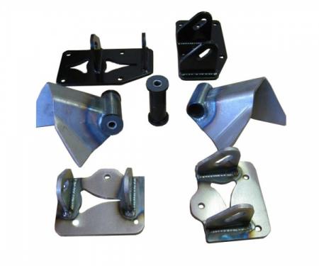 Chevy New Style LS Engine Mount Kit, 1955-1957