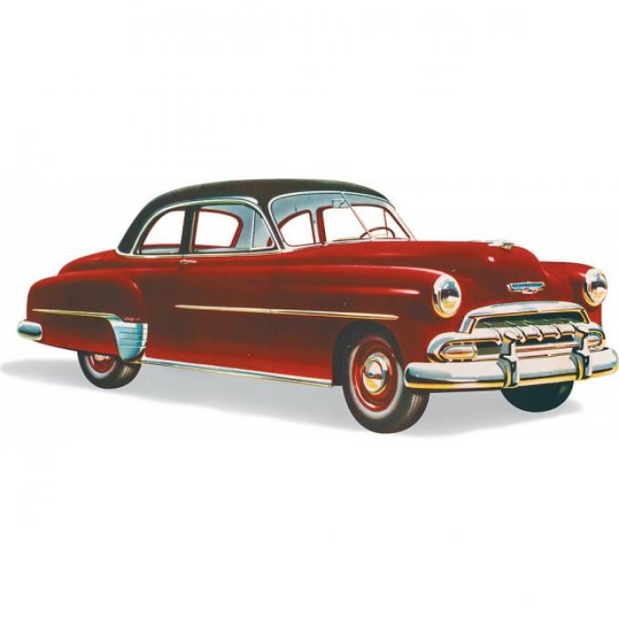 Chevy Windshield, Business Coupe, Sport Coupe And Styleline 2 & 4-Door, Sedan, Right, 1949-1952