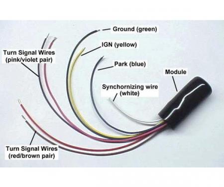 Chevy Daytime Running Light Kit, 1949-1954