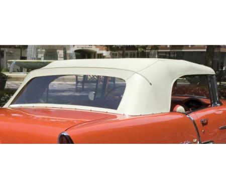Chevy Convertible Top, With Correct Stitching, Beige, 1955-1957
